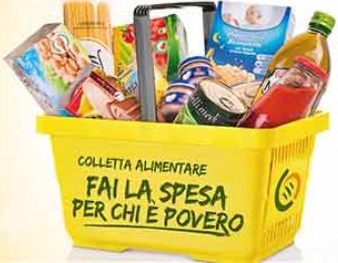 Raccolta alimentare con i ragazzi