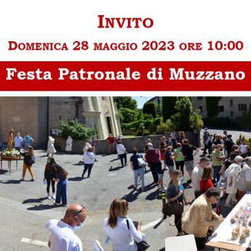 Festa Patronale di Muzzano, 28.05.2023
