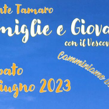 Al Monte Tamaro, Famiglie e Giovani con il Vescovo Alain