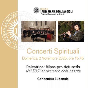 Concerti Spirituali, 2 novembre 2025