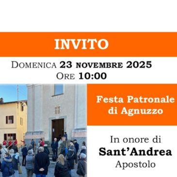 Festa Patronale di Agnuzzo – domenica 23.11.2025, ore 10:00