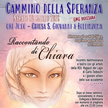 Cammino della Speranza – GMG diocesana