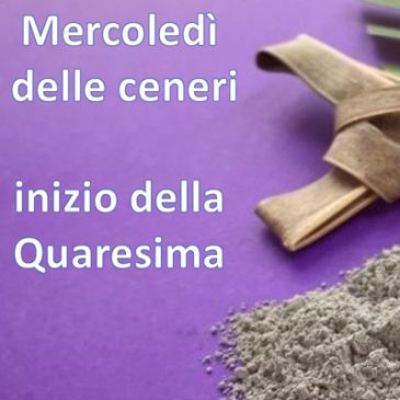 Mercoledì delle Ceneri, 18.02.2026