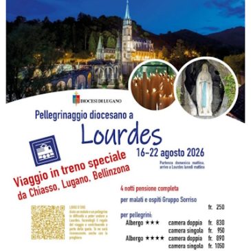 Pellegrinaggio diocesano a Lourdes 16-22 agosto 2026