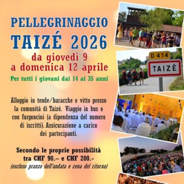 Pellegrinaggio Taizé 2026